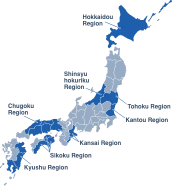 日本列島地図