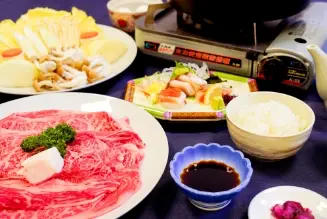 峠下牛すき焼き