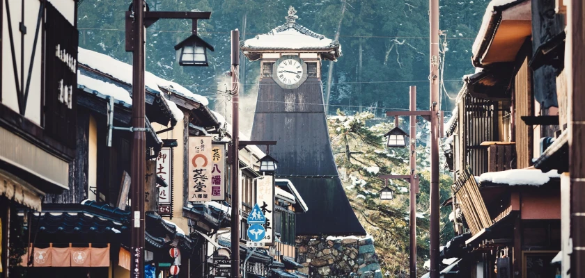 小京都・出石の辰鼓楼