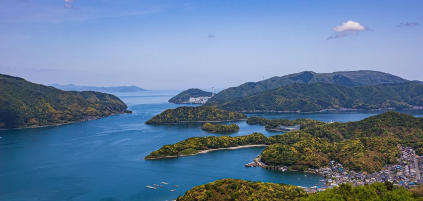 舞鶴湾の景色