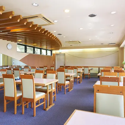 朝食会場のレストラン
